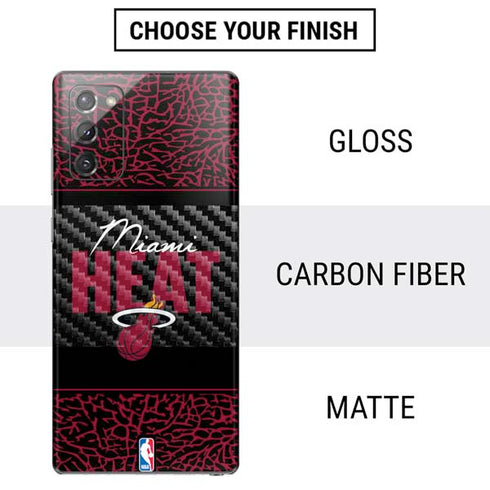 NBA Miami Heat Elephant Print Galaxy Note20 5G Skin